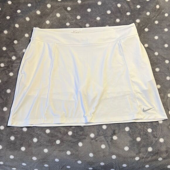 NIKE DRI-FIT White Tennis Skirt - Size XL - Picture 1 of 10